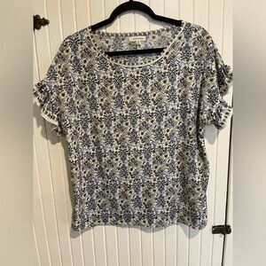 Max Studio Floral Print Blouse